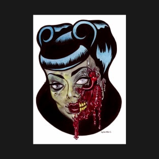 Retro Zombie Gal T-Shirt