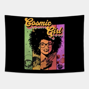 Cosmic Girl Retro Comic Book Cover Fantasy Tapestry