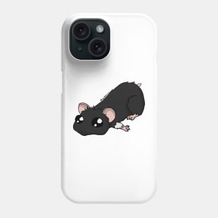 A little Hammie - Black Phone Case