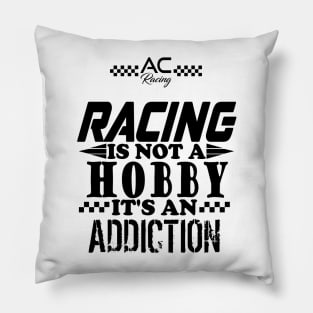 Racing Addict (Black) Pillow