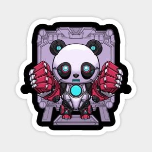 Chibi Panda Bot Magnet