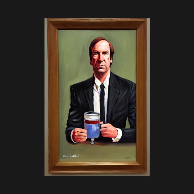 Saul Goodman Painting by ShirtsThatGoHard