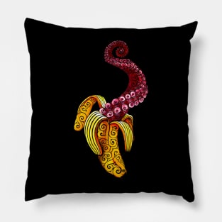 Swirly Mutant-Banana Pillow