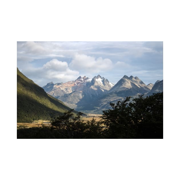 The mountains of Tierra del Fuego, Argentina by HazelWright