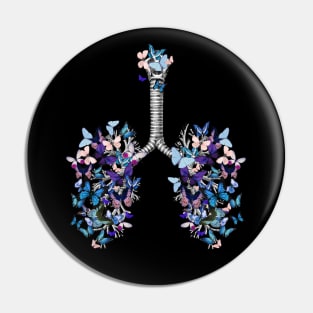 Lung Anatomy / Cancer Awareness 18 Pin