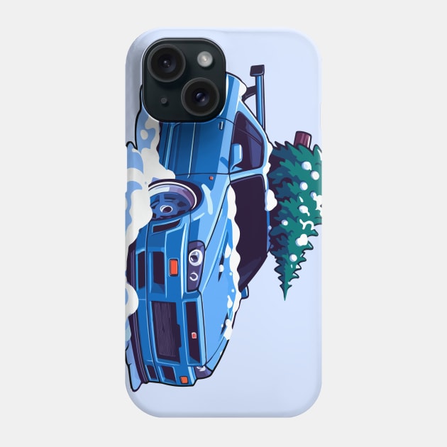 Skyline GTR Christmas Phone Case by HSDESIGNS