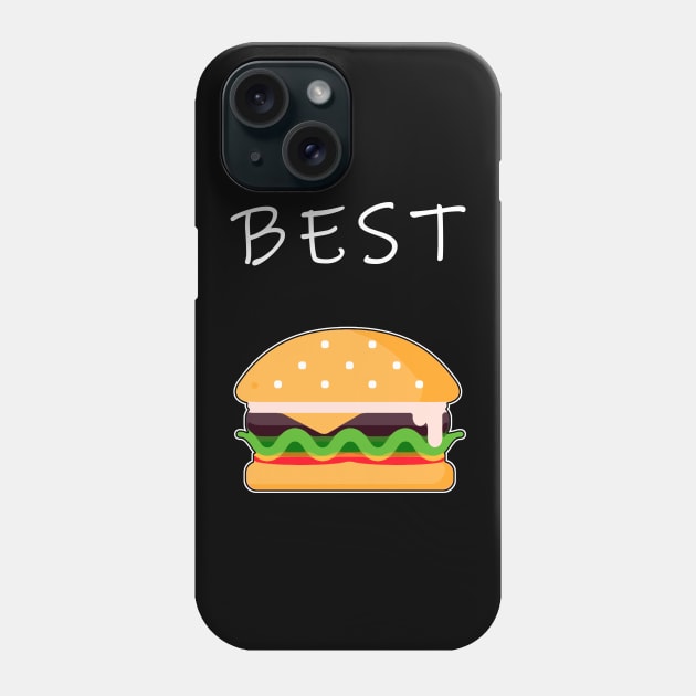 Beste Freunde products für 2 Mädchen Hamburger passende design Phone Case by merchlovers