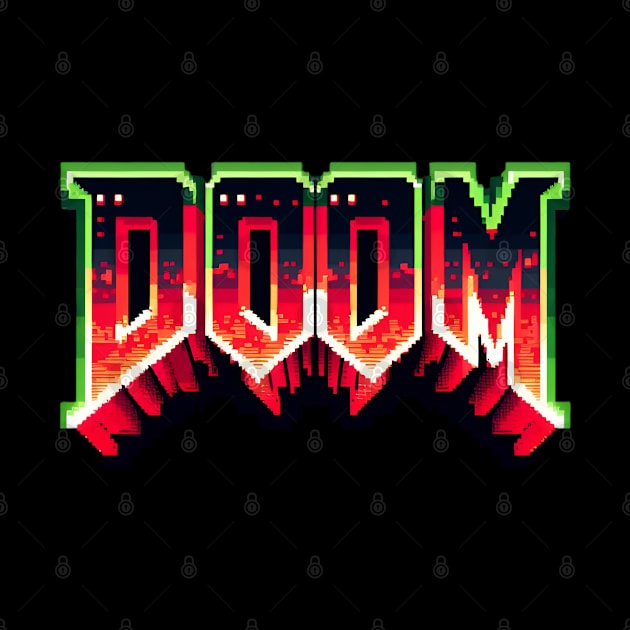 Retro Doom Revival by Teeeshirt