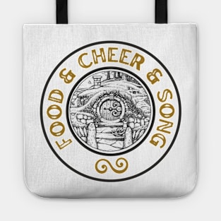 Food & Cheer & Song - White - Fantasy Tote