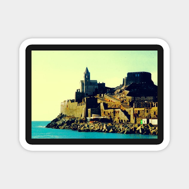 St. Peter's Church in Portovenere, Liguria, Italy Magnet by IgorPozdnyakov