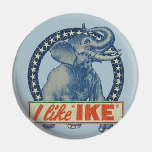 I Like Ike Elephant 1952 Pin