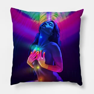 Rainbow Girl 2 Pillow