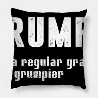 Grumpa Like A Regular Grandpa Only Grumpier Pillow