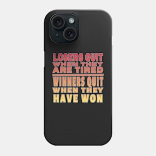 MOTIVATIONAL WORKOUT OR ATHLETIC TRAINING QUOTE | FACING DIFFICULT CHALLENGES MOTIVATIONAL SAYING Phone Case