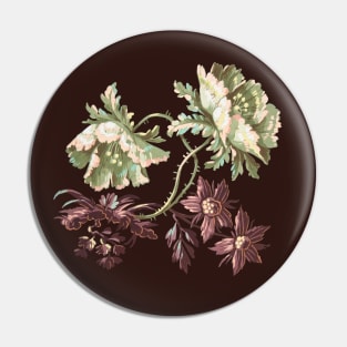 Chinoiserie Flowers Pin