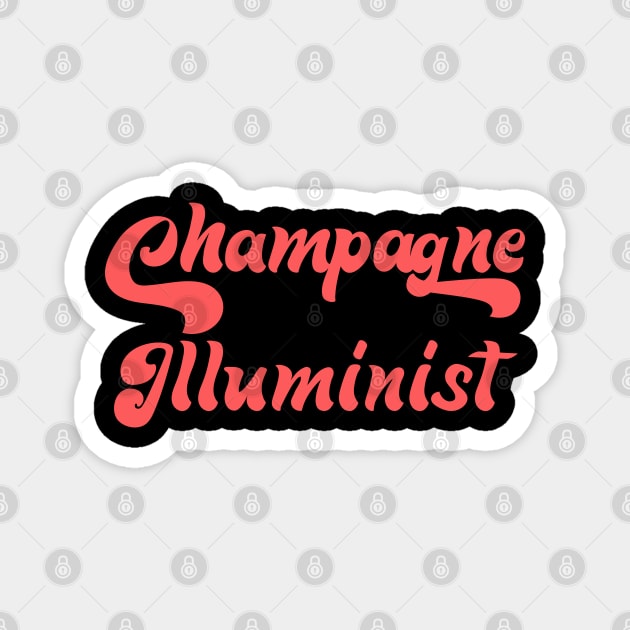 CHAMPAGNE ILLUMINIST Magnet by Inner System