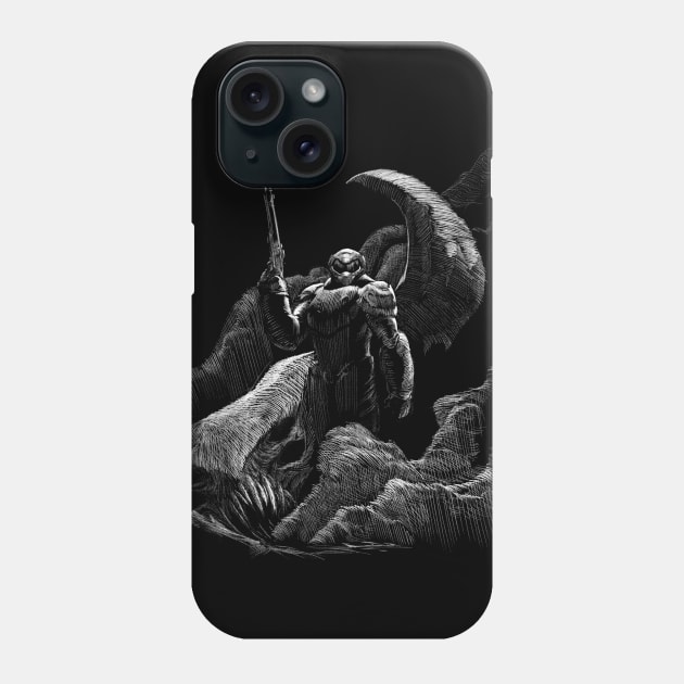 Doomslayer Phone Case by WOVENPIXLS