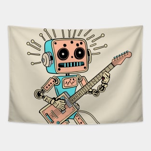 Robot Guitarist, Colorful Tapestry