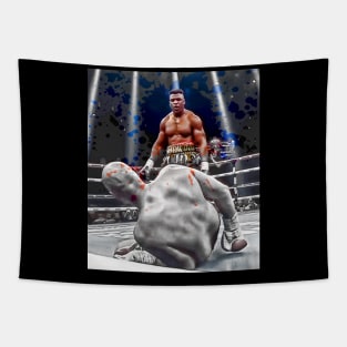 Fury vs Ngannou | Francis Ngannou Knockdown Tapestry