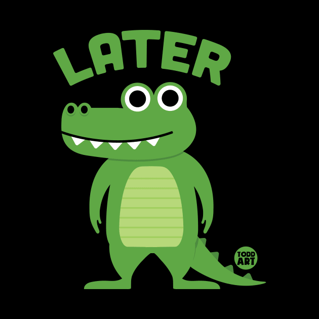 LATER GATOR by toddgoldmanart