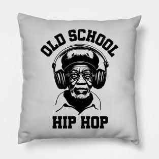 Old School Hip Hop: Vintage Beats Pillow