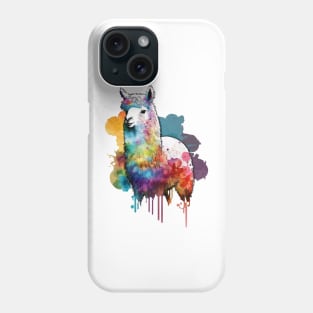Alpaca Llama Colordrops Phone Case