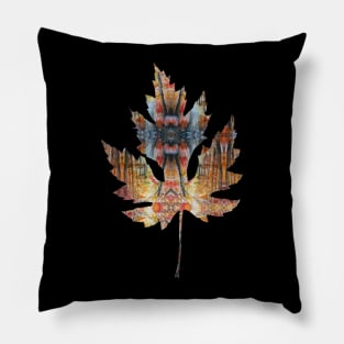 Autumn Leaf Art Pillow