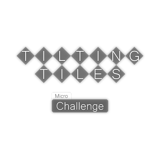 Tilting Tiles Micro Challenge Logo Tee by TreeFallStudios