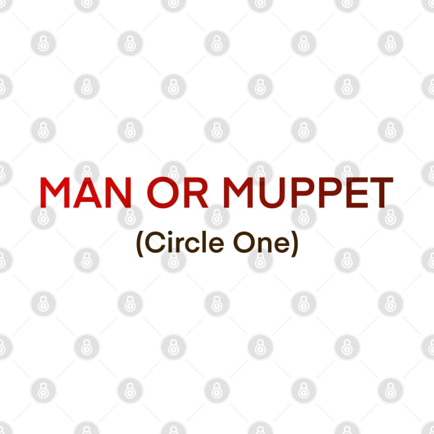 Man or muppet by Hundred Acre Woods Designs