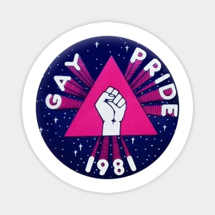 Gay Pride 1981 Vintage Magnet