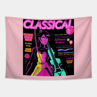 Classical music in neon Tapestry