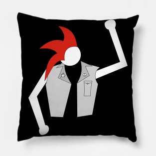 Red Punk Pillow