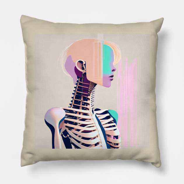 My Robot Girlfriend 4 Pillow by E1DOLHANZ