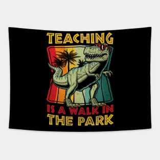 Teaching is walk in the Park Teacher Day Tapestry