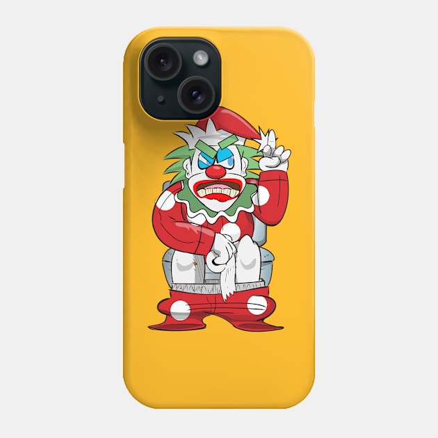 Fukko the Clown Crappy Phone Case by tyrone_22