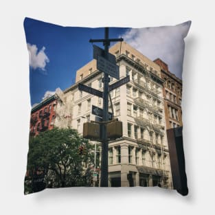 Prince St & W Broadway, SoHo, NYC Pillow