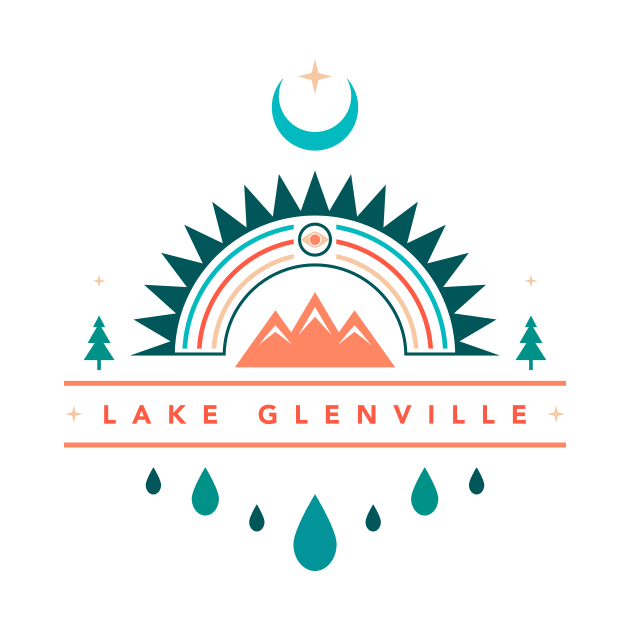 Lake Glenville NC boho design by LeapDaze