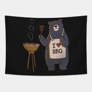 I Love BBQ Tapestry