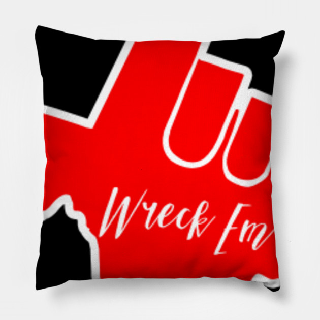 Wreck Em Tech Texas Tech Wreck Em Guns Up Pillow Teepublic