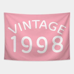 Vintage 1998 text design 21st birthday tshirt tee clothing stickers Tapestry