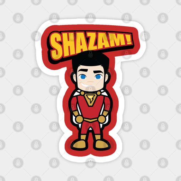 Tooniefied Shazam! Magnet by Tooniefied