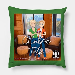 CCnDoc Talk Podcast Merch Pillow