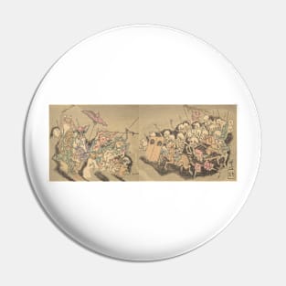 Hyakki Yagyo by Kawanabe Kyosai Pin