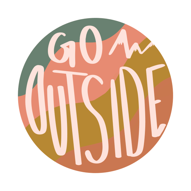 Go Outside lettering by emilystp23