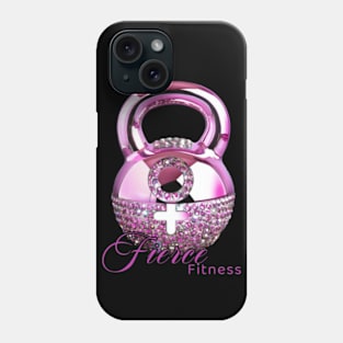 Fierce Fitness Pink Kettlebell Phone Case