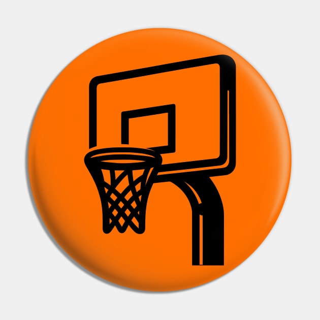 Basketball Hoop Pin by KayBee Gift Shop
