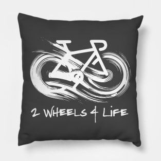 Infinity Bicycle, 2 wheels 4 life - White Pillow