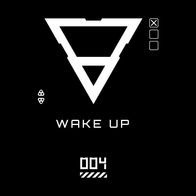 Techwear Vector Design - Wake Up by OreFather