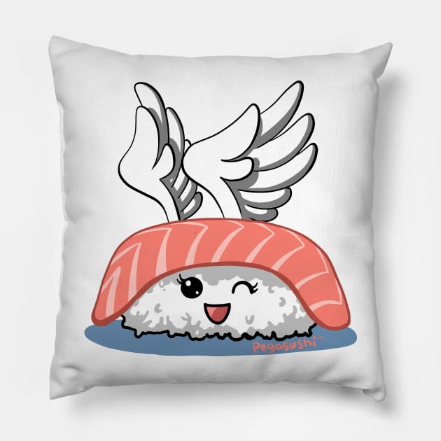 Asplenia Studios: Pegasushi Salmon Nigiri Pillow by AspleniaStudios