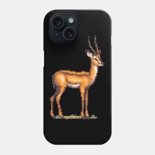 Pixel Gazelle Phone Case